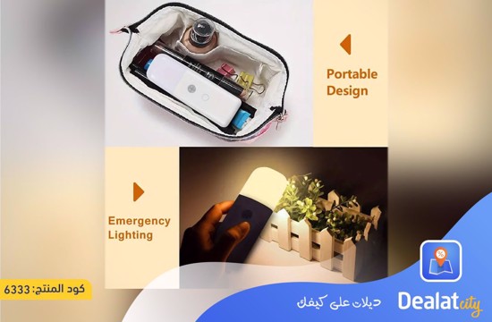 Portable LED Night Light with Motion Sensor and USB Rechargeable with Adjustable Levels