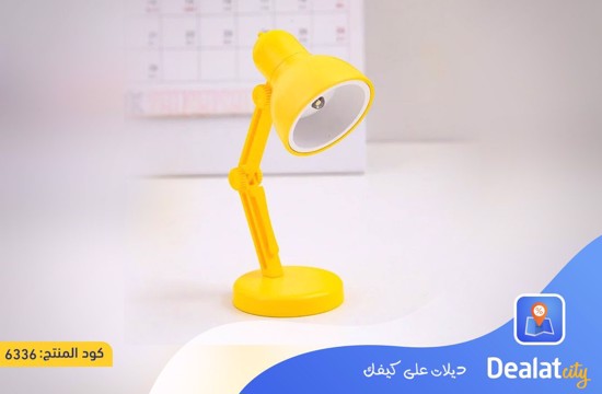 Foldable and Adjustable Mini LED Desk Lamp with Sturdy Base and Soft Lighting to Relieve Eye Strain and Protect Eyes