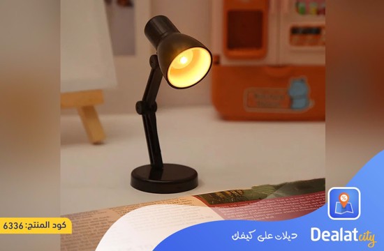 Foldable and Adjustable Mini LED Desk Lamp with Sturdy Base and Soft Lighting to Relieve Eye Strain and Protect Eyes