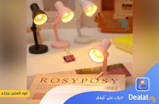 Foldable and Adjustable Mini LED Desk Lamp with Sturdy Base and Soft Lighting to Relieve Eye Strain and Protect Eyes