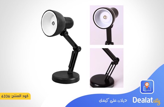 Foldable and Adjustable Mini LED Desk Lamp with Sturdy Base and Soft Lighting to Relieve Eye Strain and Protect Eyes