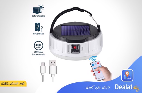 3000mAh Solar LED Camping Light  - dealatcity store