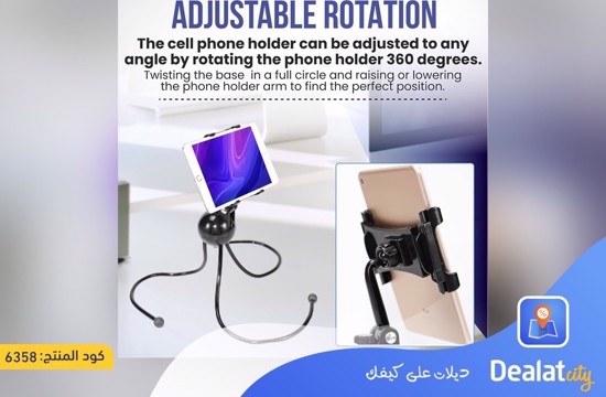 Flexible Adjustable Cell Phone Tripod Stand Stable  - dealatcity store