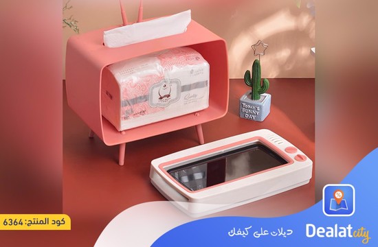 Multifunctional Tissue Box with Phone Holder - dealatcity store