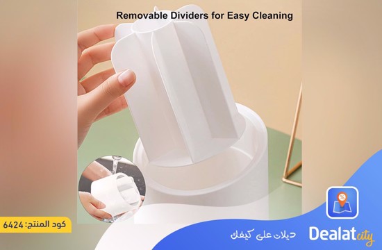 360 Degree Rotating Makeup Organizer with Clear Lid- dealatcity store