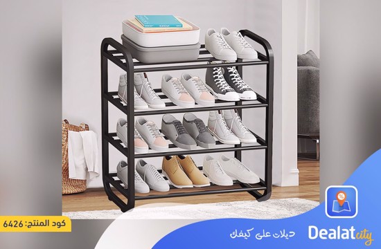 4-Tier Sturdy Shoe Rack for Stylish Organization and Perfect Storage