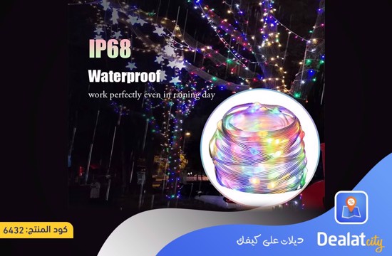 RGB LED Smart String Lights with Bluetooth and Remote Control  - dealatcity store