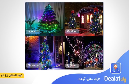 RGB LED Smart String Lights with Bluetooth and Remote Control  - dealatcity store