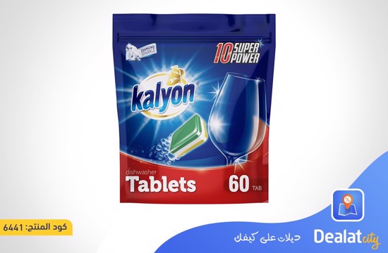  Kalyon Automatic Dishwasher Tablets (60 Tablets) - dealatcity store