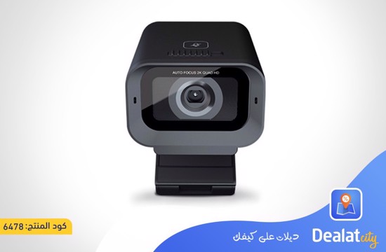 Porodo Action Webcam 2K 30fps Auto Focus - dealatcity store