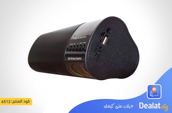 Portable Bluetooth Speaker with LED Display Multi-Port (USB, FM, TF, AUX) 1500mAh