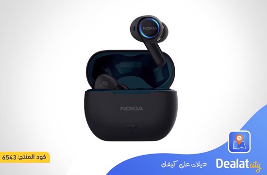 Nokia Clarity Earbuds TWS-821W with Charging Case with with Dual Microphones and USB-C for Recharging with Noise