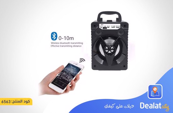 Powerful Wireless Bluetooth Speaker with Multi-Port TF - USB - AUX with Rechargeable Battery