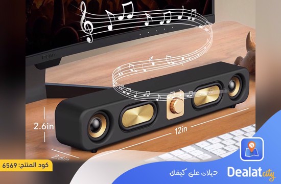 E-3404 10W 2400mAh Wireless Sound Bar Bluetooth Compatible - dealatcity store