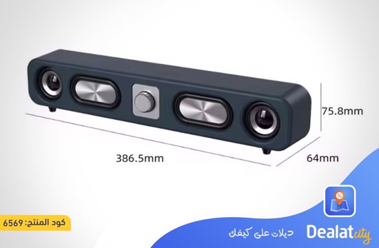 E-3404 10W 2400mAh Wireless Sound Bar Bluetooth Compatible - dealatcity store