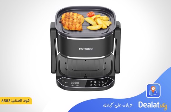 Porodo Lifestyle Dual Design Air Fryer & Grill - dealatcity store