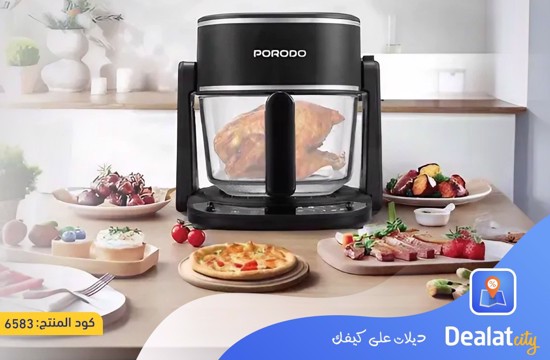 Porodo Lifestyle Dual Design Air Fryer & Grill - dealatcity store