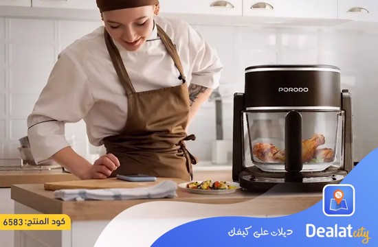 Porodo Lifestyle Dual Design Air Fryer & Grill - dealatcity store