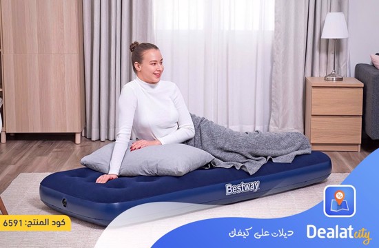 Bestway JR.TWIN Single Air Mattress 1.85m x 76cm x 22cm - dealatcity syore