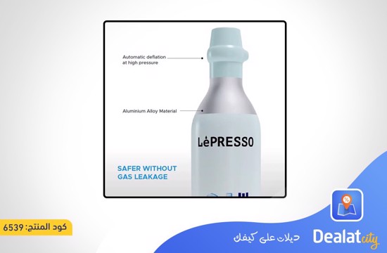 LePresso 4 Seconds Carbonated Soft Drink Maker 850ml - dealatcity store	