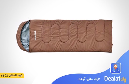 Porodo Camping Sleeping Bag 220 x 75 cm with Adjustable Powerful Heating from 35° to 55°