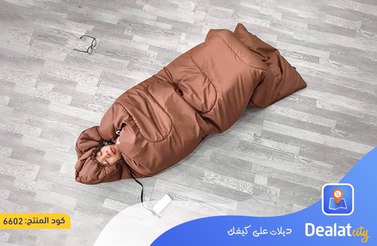 Porodo Camping Sleeping Bag 220 x 75 cm with Adjustable Powerful Heating from 35° to 55°