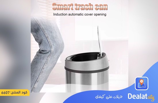 Smart Touchless Sensor Stainless Steel Trash Can - dealatcity store