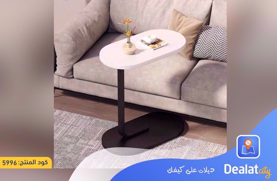 Modern C Shaped Side Table Coffee Table - dealatcity store