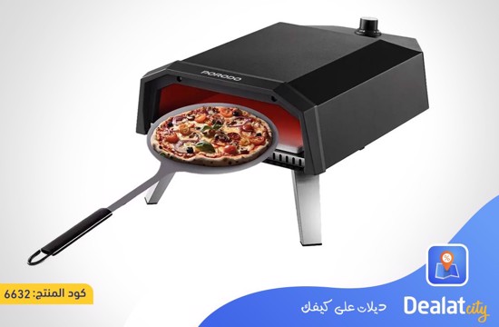 Porodo 12-inch Pizza Oven with A Temperature of up to 500°C- dealatcity store