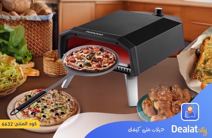 Porodo 12-inch Pizza Oven with A Temperature of up to 500°C- dealatcity store