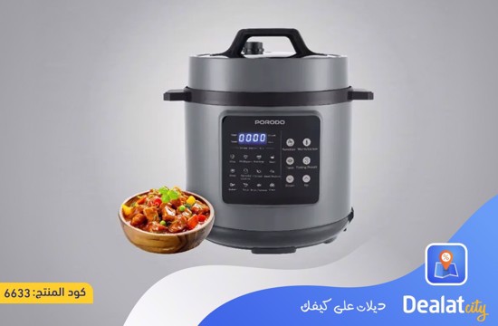 Porodo 1300W 6L Multi-Purpose Pressure Cooker - dealatcity store