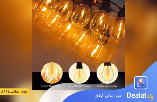 10 LED Solar String Lights 8 Meters Waterproof - dealatcity store